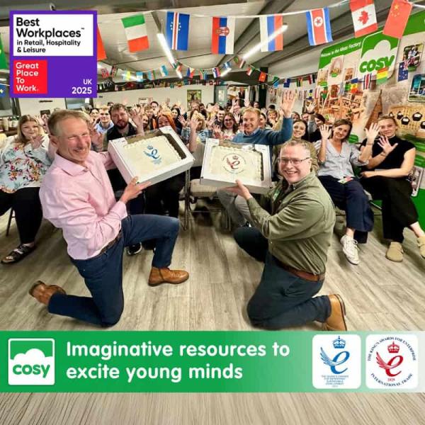Cosy Direct recognised as one of the UK’s Best Workplaces in Retail, Hospitality & Leisure™!