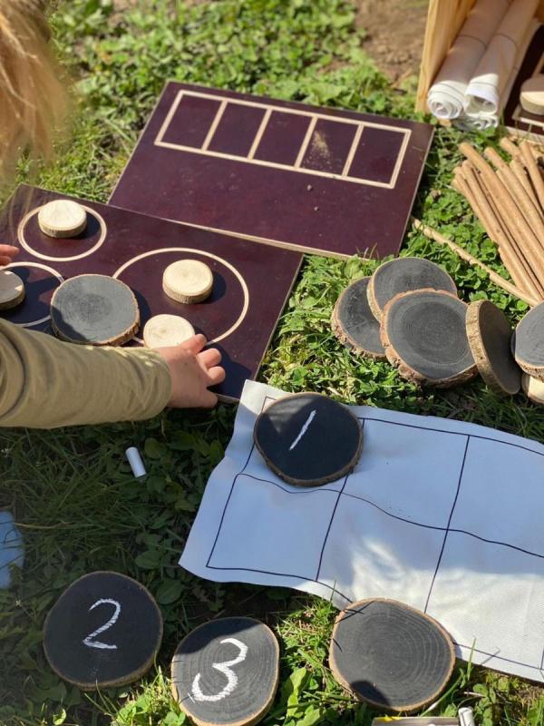 Maths Outdoors with Cosy Maths Box