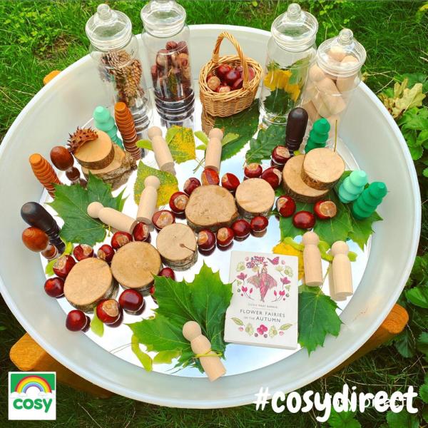 Autumn Tray Play Activity Ideas