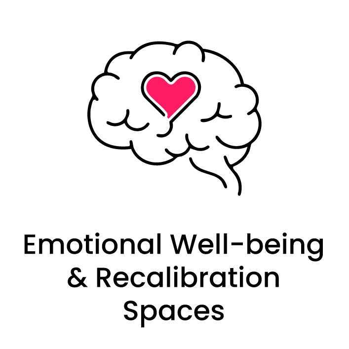 shop emotional wellbeing and recalibration spaces