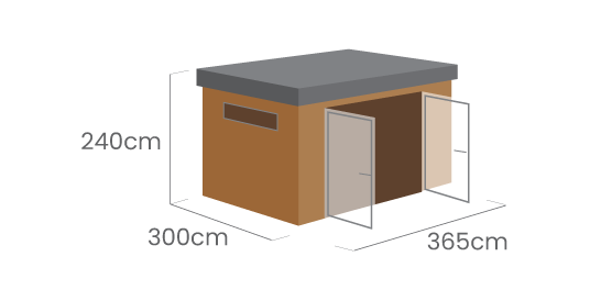 Cosy Pods size example 1