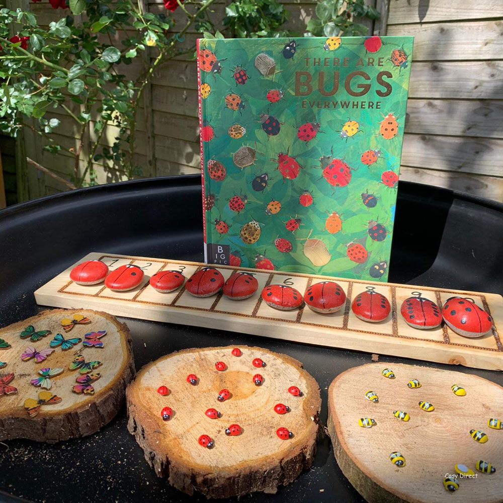 book play - insects - ladybird counting