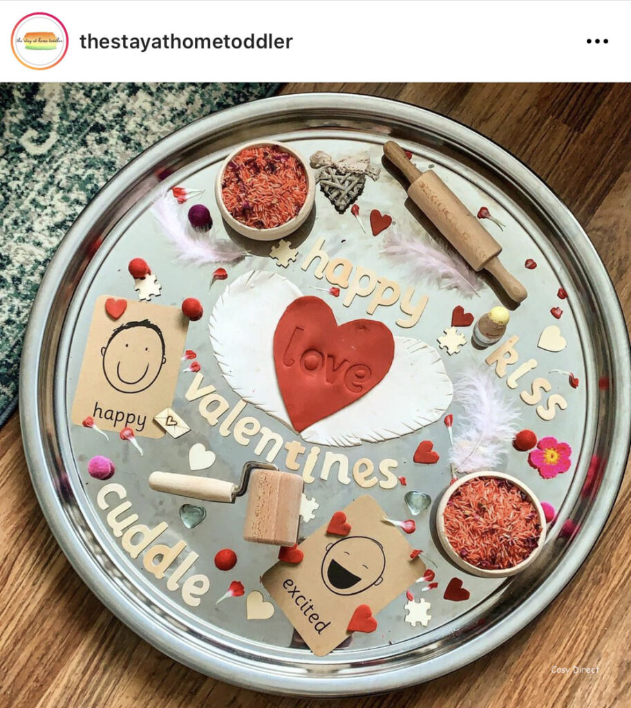 mirror tray play ideas