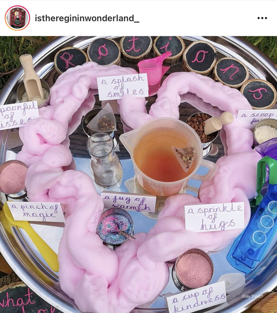 mirror tray play ideas