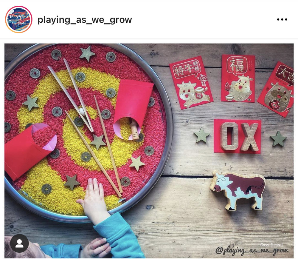 mirror tray play ideas