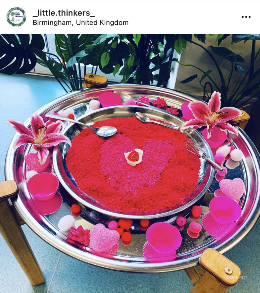 mirror tray play ideas