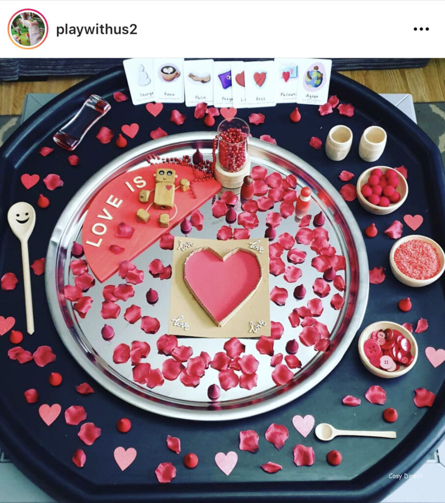 mirror tray play ideas