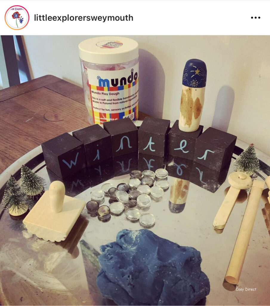 mirror tray play ideas