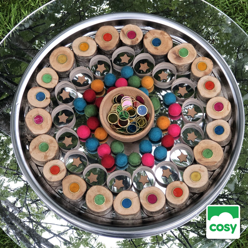 mirror tray play ideas