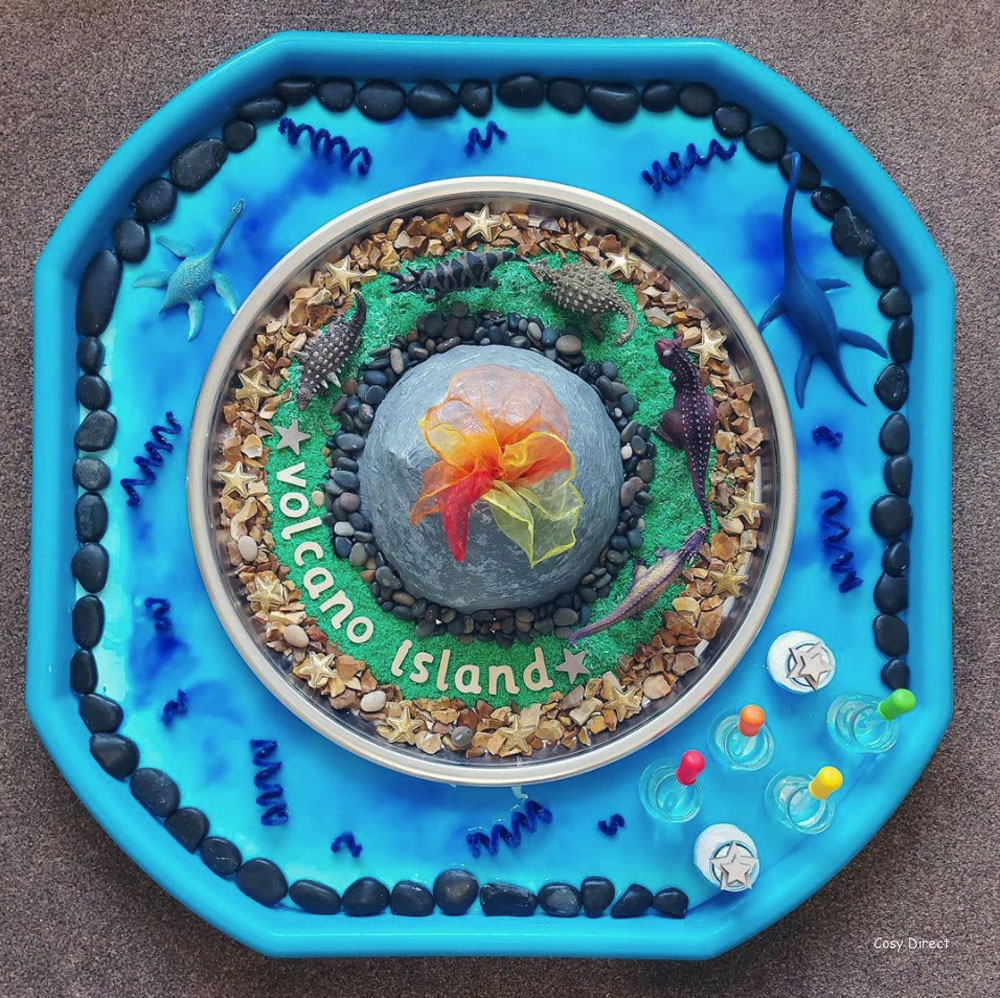 mirror tray play ideas