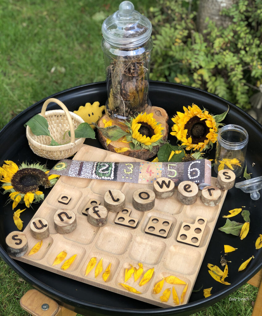 Tray Play - Sunflowers
