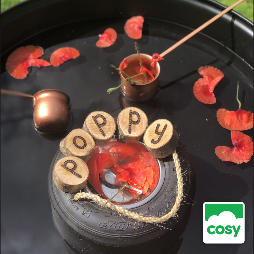tray play poppies