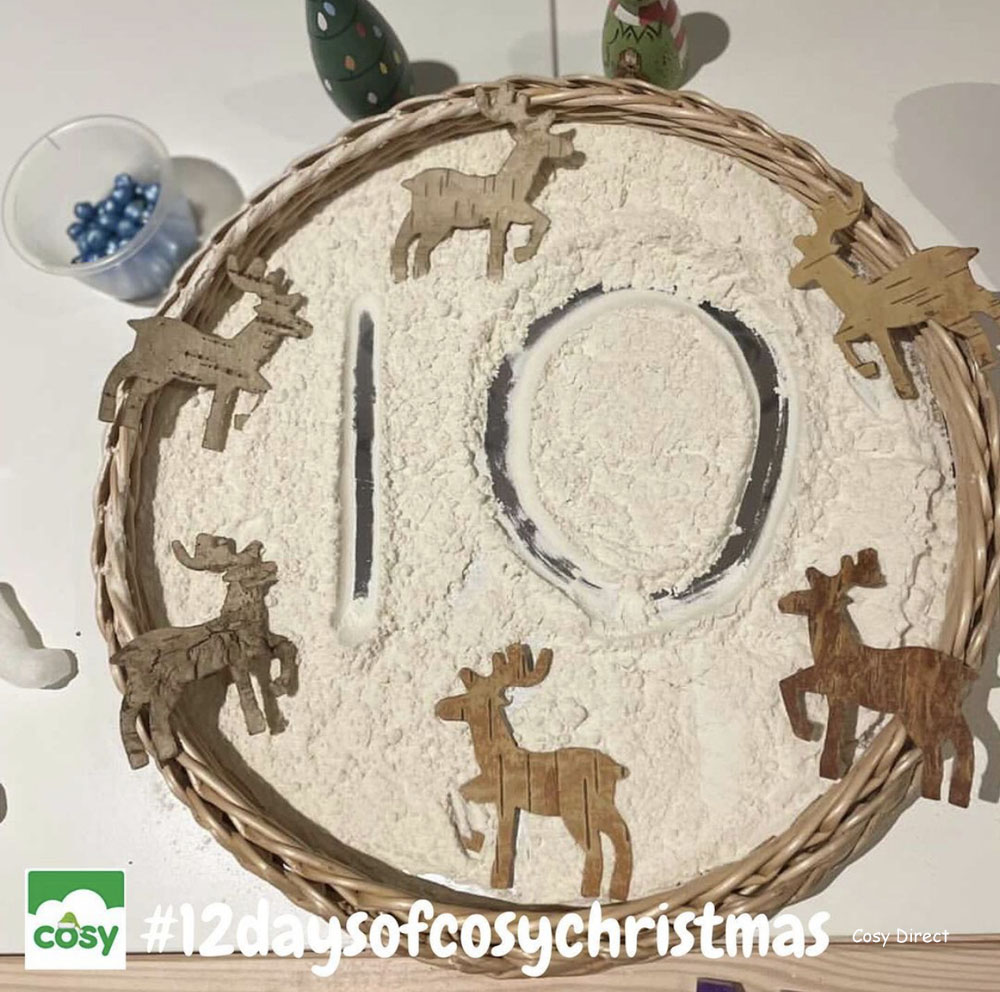 wicker mirror circle tray play ideas
