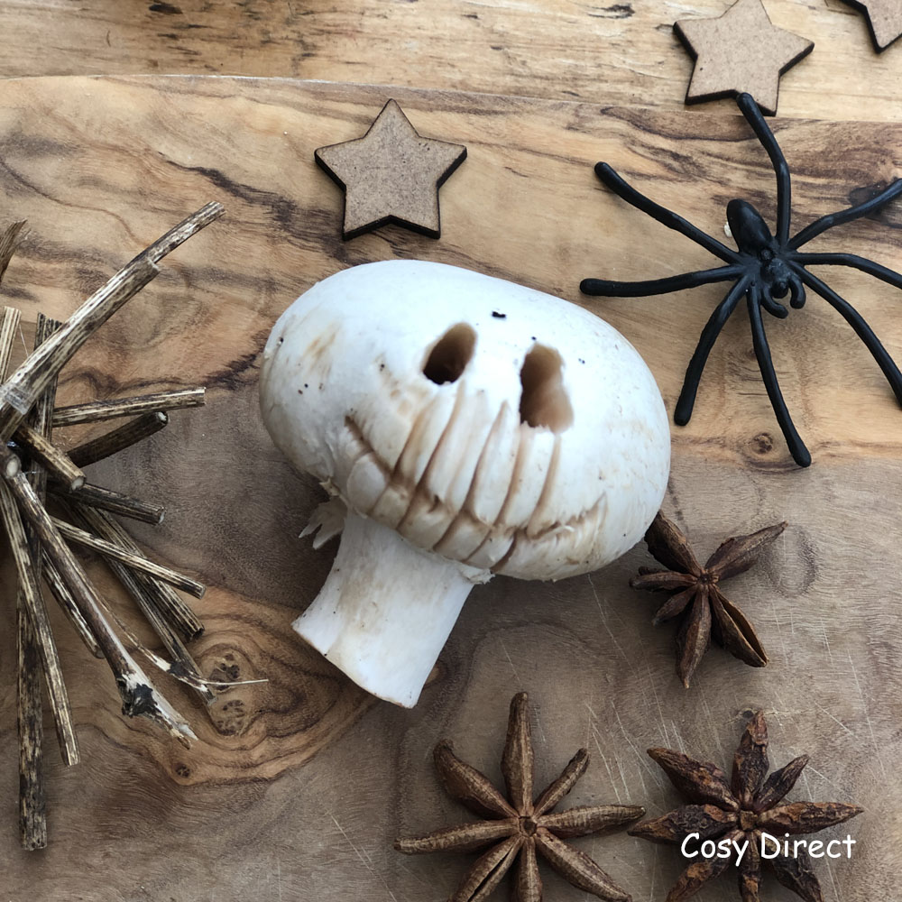 Spooky halloween mushrooms
