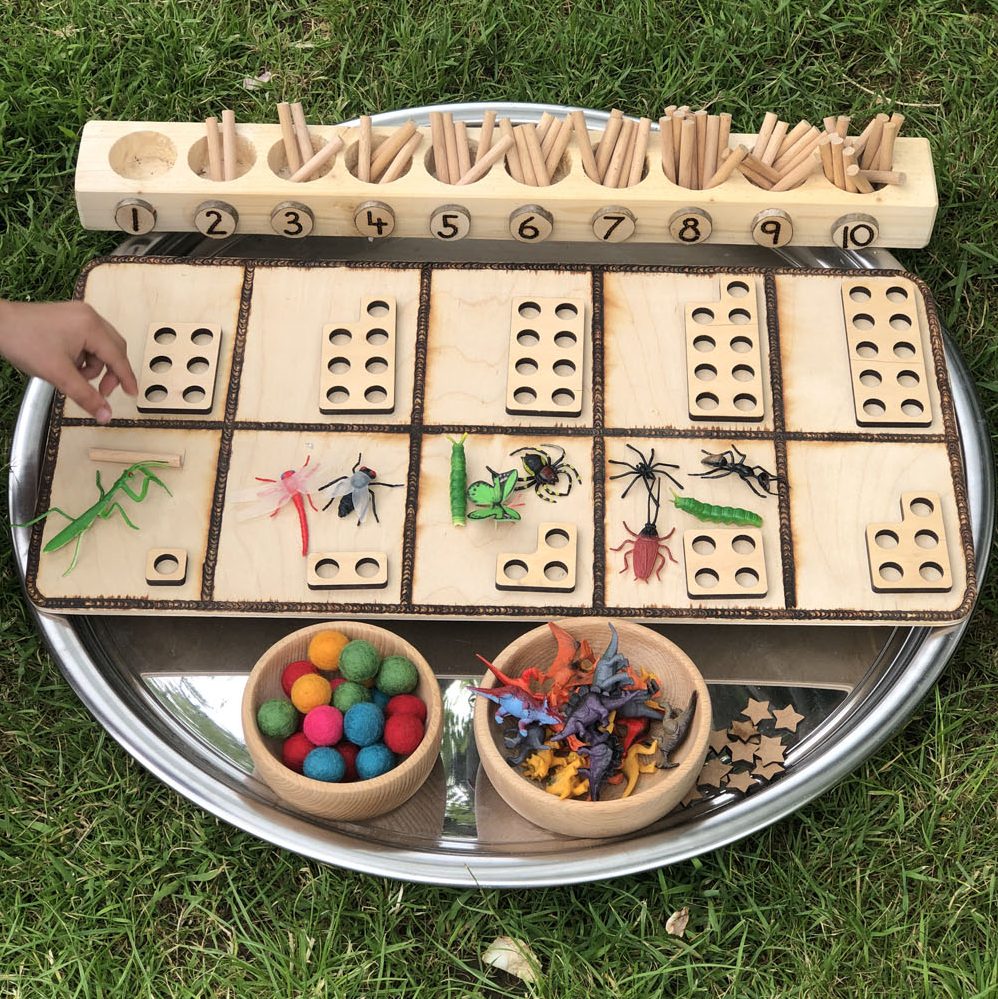 mirror tray play ideas