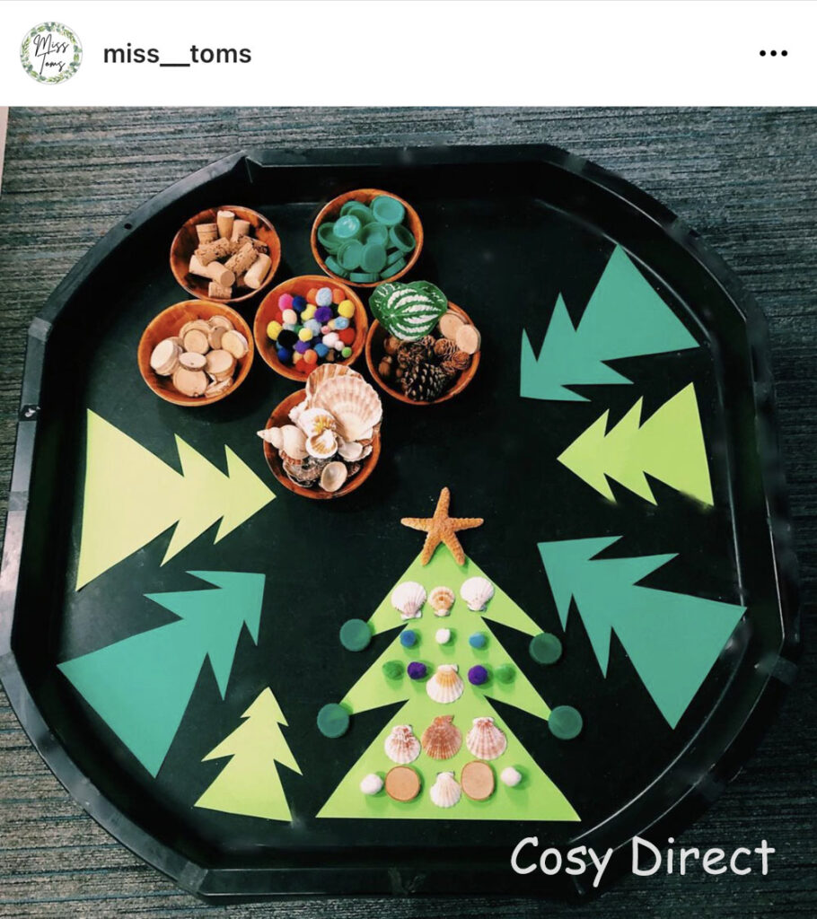 Cosy Christmas Tray Play Ideas