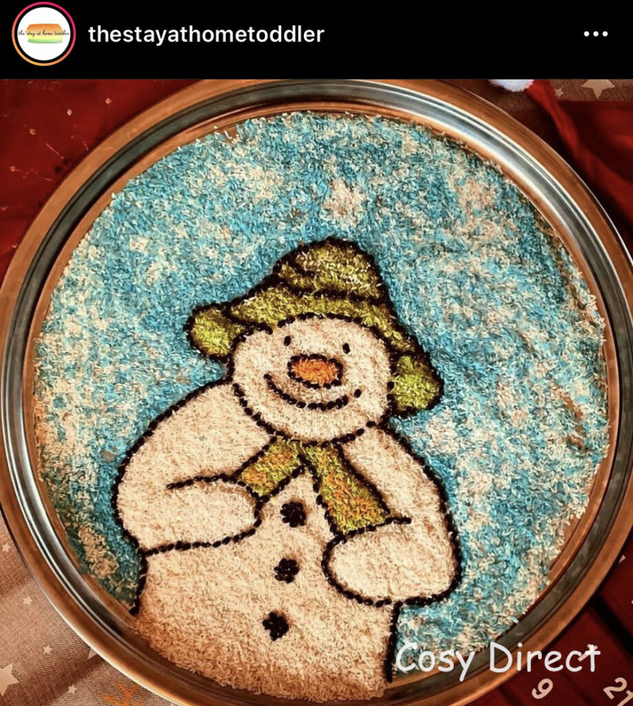 Cosy Christmas Tray Play Ideas