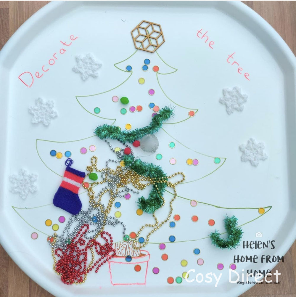 Cosy Christmas Tray Play Ideas