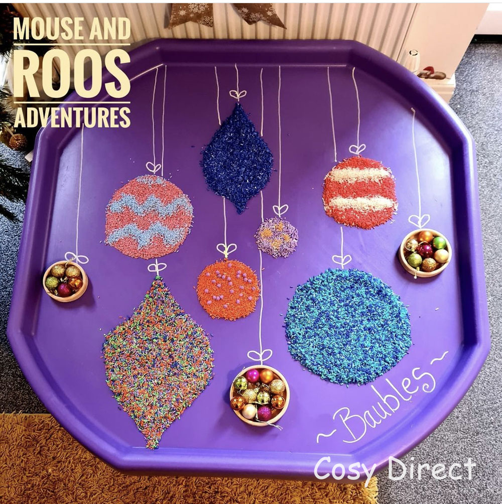 Cosy Christmas Tray Play Ideas