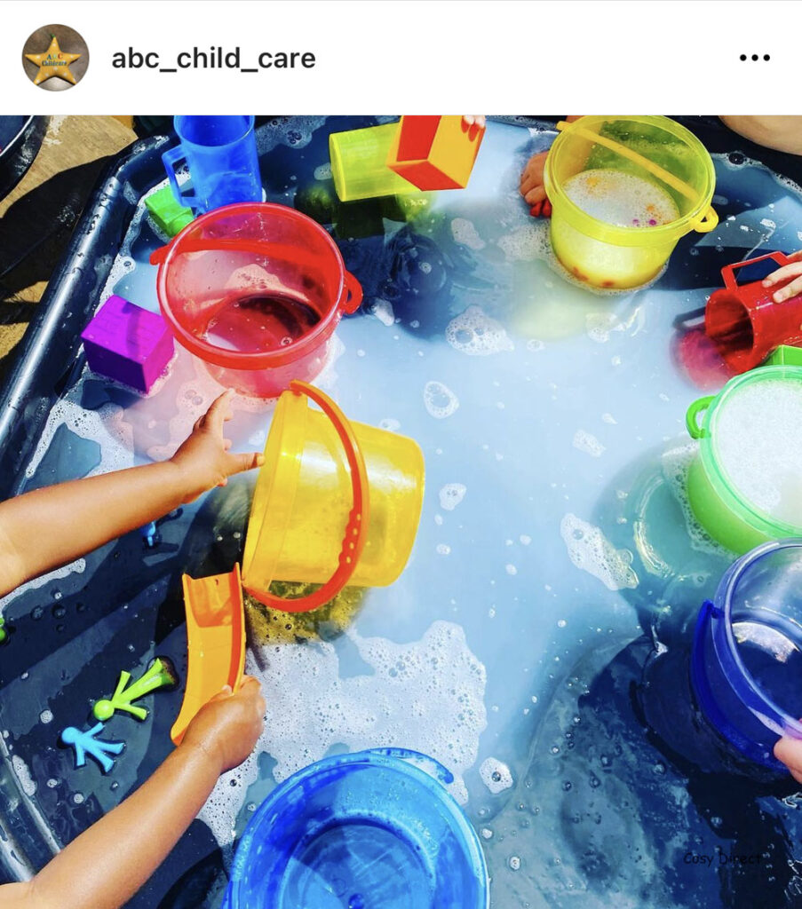 sand and water play